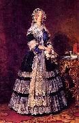 Franz Xaver Winterhalter Portrait of the Queen Marie Amelie of France Sweden oil painting artist